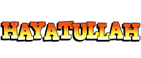 Hayatullah sunset logo