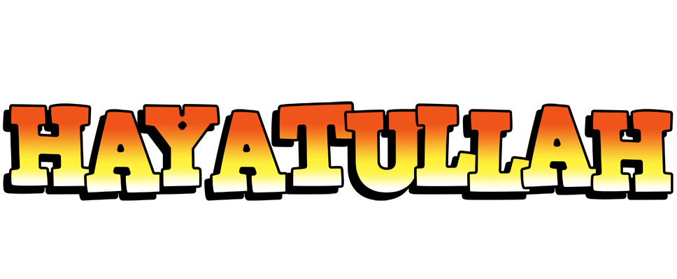 Hayatullah sunset logo