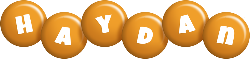 Haydan candy-orange logo