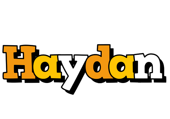 Haydan cartoon logo