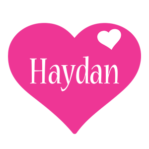 Haydan love-heart logo