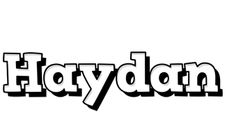 Haydan snowing logo