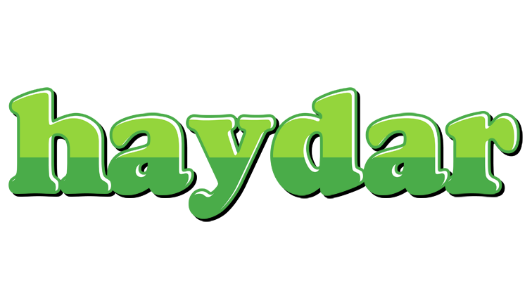 Haydar apple logo