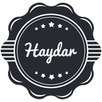 Haydar badge logo