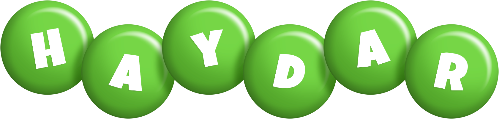 Haydar candy-green logo