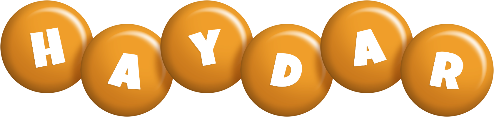 Haydar candy-orange logo