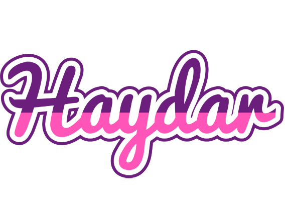 Haydar cheerful logo