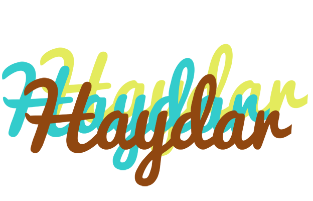 Haydar cupcake logo