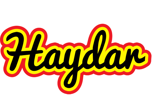 Haydar flaming logo