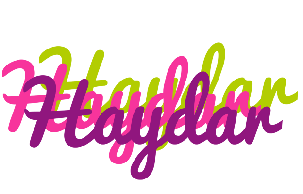 Haydar flowers logo