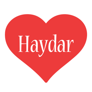 Haydar love logo