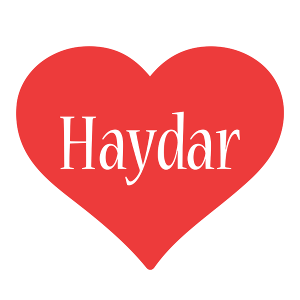 Haydar love logo