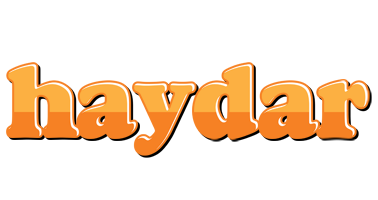 Haydar orange logo