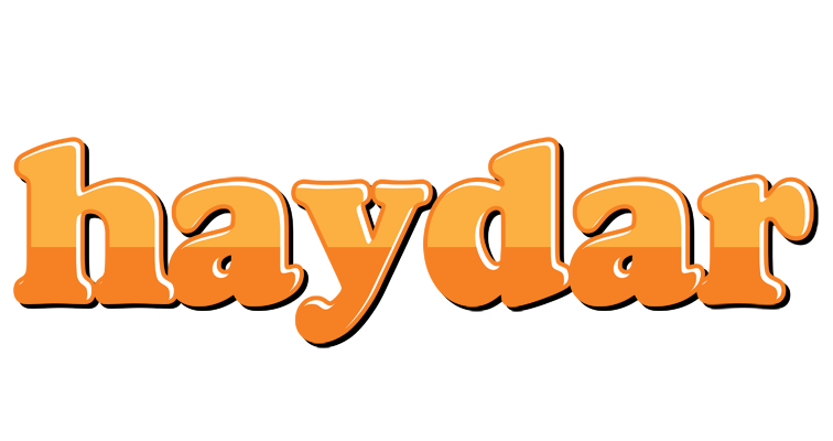 Haydar orange logo