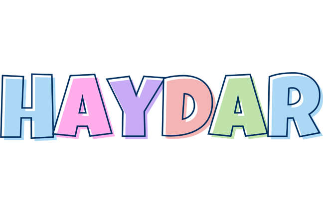Haydar pastel logo