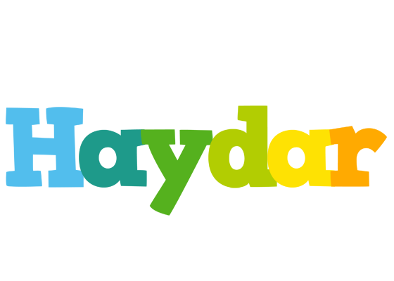 Haydar rainbows logo