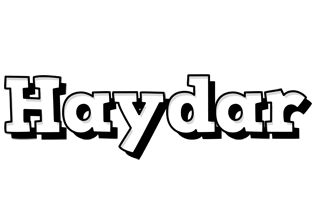 Haydar snowing logo