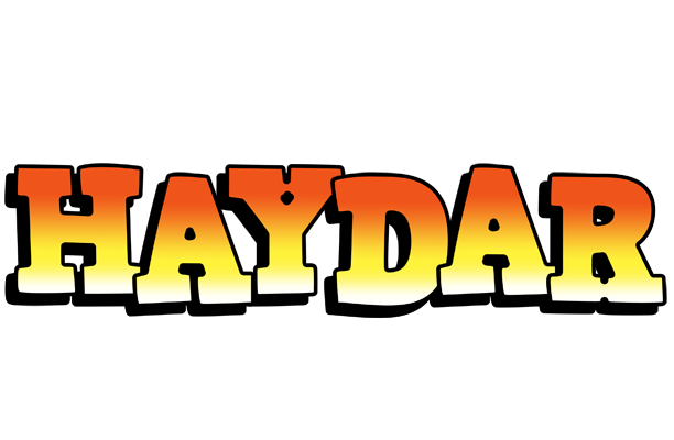 Haydar sunset logo