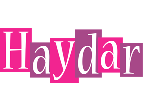 Haydar whine logo