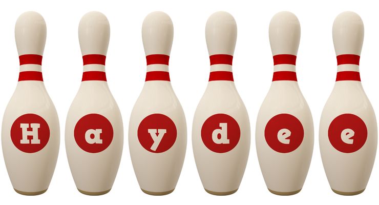 Haydee bowling-pin logo