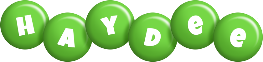 Haydee candy-green logo