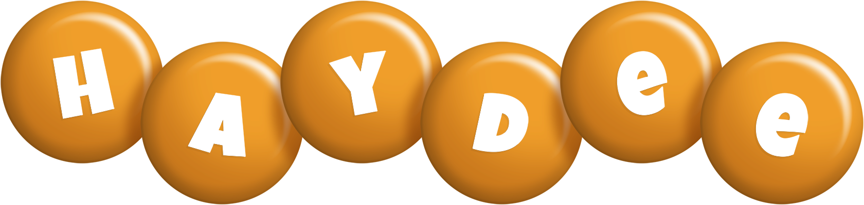 Haydee candy-orange logo