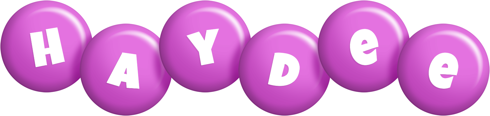 Haydee candy-purple logo