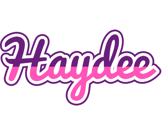Haydee cheerful logo