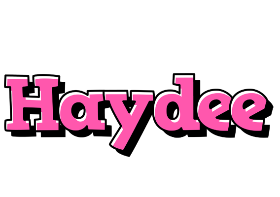 Haydee girlish logo