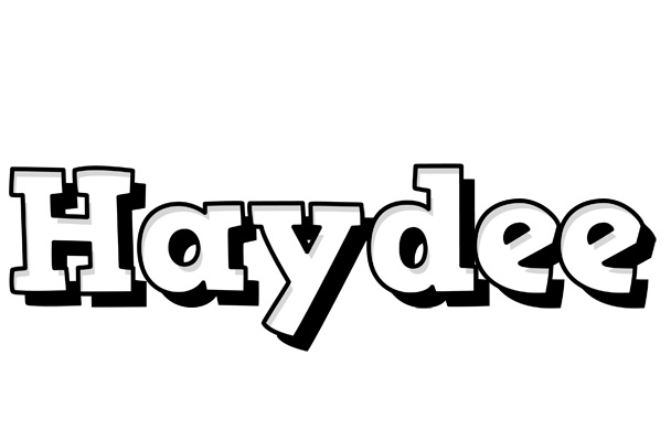 Haydee snowing logo