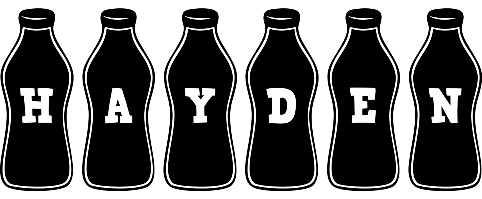 Hayden bottle logo