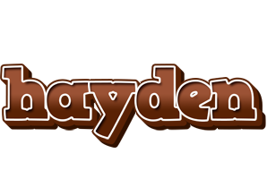 Hayden brownie logo