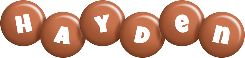 Hayden candy-brown logo