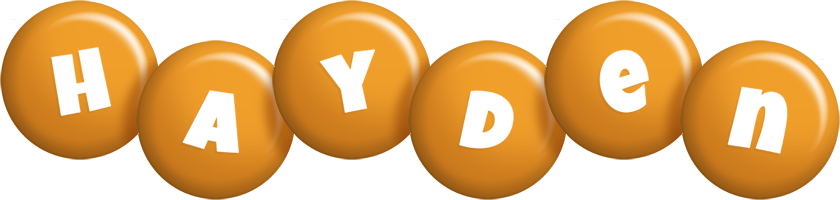 Hayden candy-orange logo