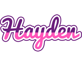 Hayden cheerful logo