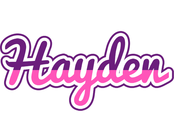 Hayden cheerful logo