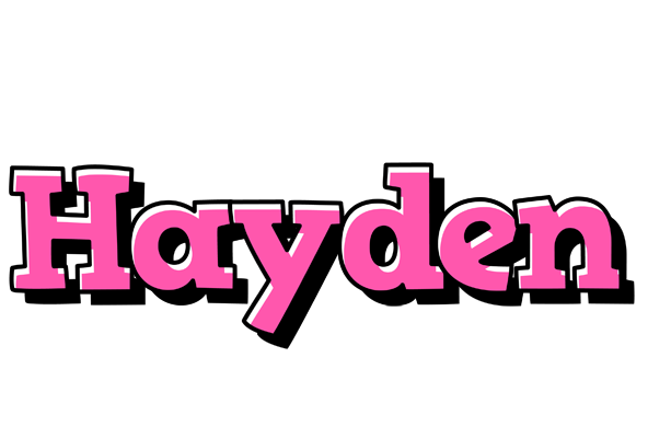 Hayden girlish logo