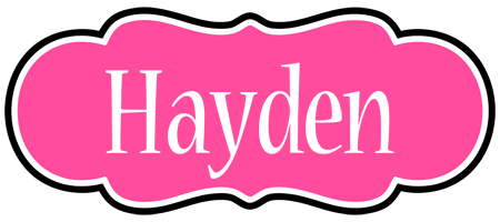 Hayden invitation logo