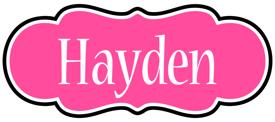 Hayden invitation logo
