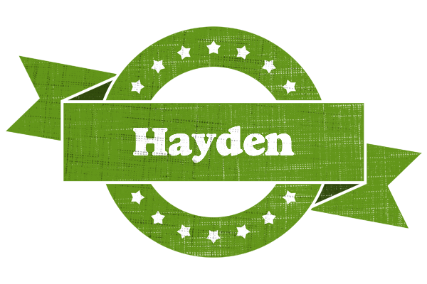 Hayden natural logo