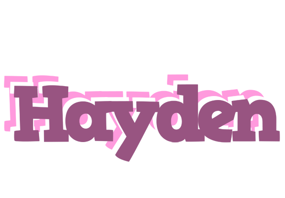 Hayden relaxing logo