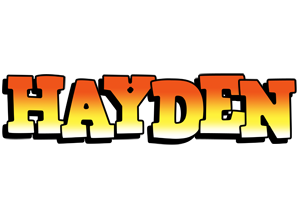 Hayden sunset logo