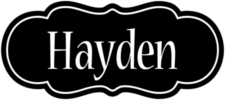 Hayden welcome logo