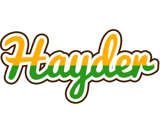Hayder banana logo