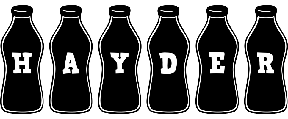 Hayder bottle logo