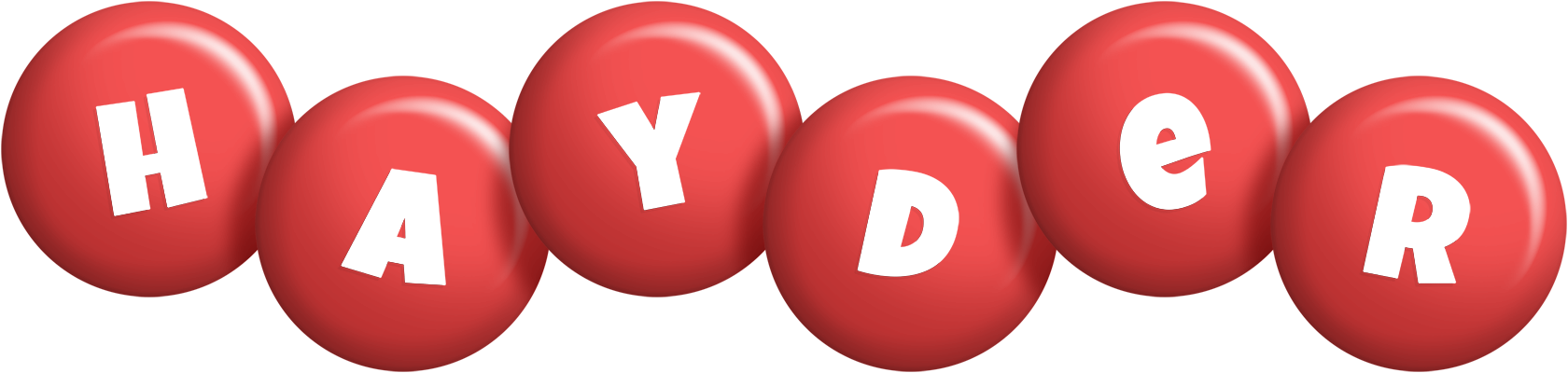 Hayder candy-red logo