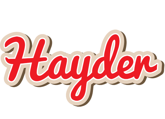 Hayder chocolate logo