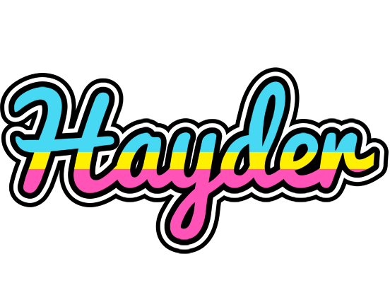 Hayder circus logo