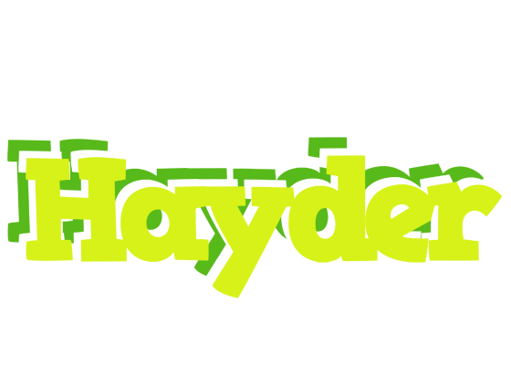 Hayder citrus logo