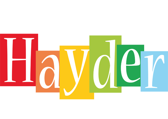 Hayder colors logo